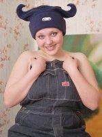 Little plump puss doing four-lipped whistling