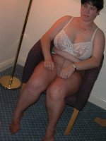 Amateur BBW in pantyhose