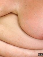 Chubby mature bitch having her plump belly splooge splattered